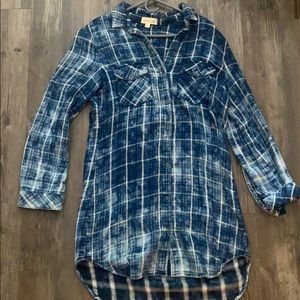 Cloth & Stone Plaid Dress